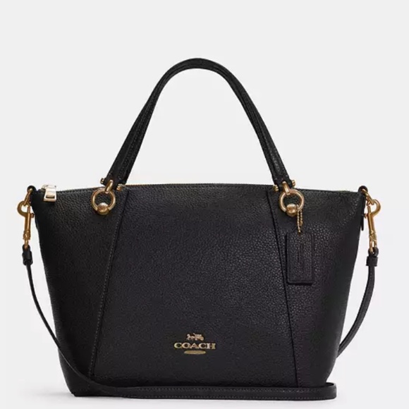 New🖤Coach Kacey Black Satchel